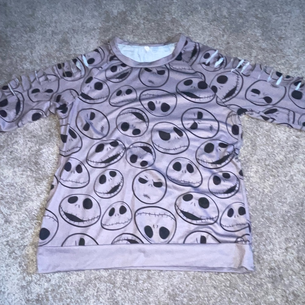 Gray Jack The Pumpkin King Shirt